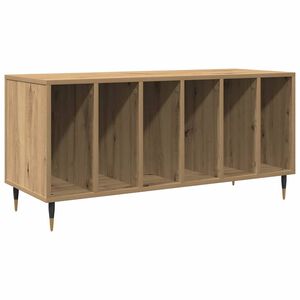 vidaXL Schallplattenschrank mit Regal Artisan-Eiche 100 x 38 x 48 cm