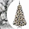 vidaXL K&uuml;nstlicher Weihnachtsbaum mit Weihnachtskugel 180 cm 300 LEDs