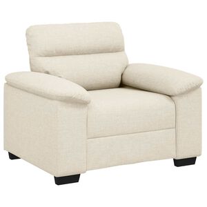 vidaXL Sessel 100x81x84 cm Leinen
