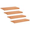 vidaXL Treppenstufen 4 stk. 70 x 25 x 2 cm Lack Massivholz Buche