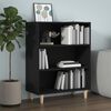 vidaXL Sideboard Schwarz 69,5x32,5x90 cm Holzwerkstoff