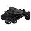 vidaXL 2-in-1 Kinderwagen Dunkelgrau und Schwarz Stahl