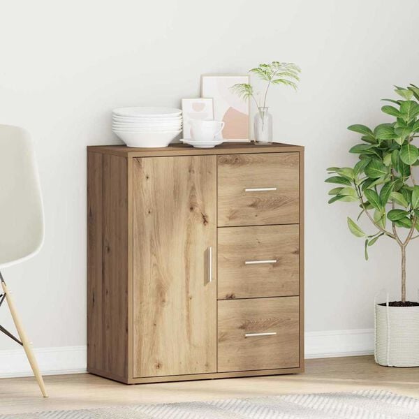vidaXL Sideboard Artisan-Eiche 60 x 31 x 70 cm Holzwerkstoff