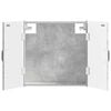 vidaXL Dartboard Schrank UTRECHT Betongrau 52,5 x 10,5 x 53,5 cm