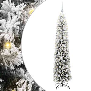vidaXL K&uuml;nstlicher Weihnachtsbaum mit 300 LEDs mit St&auml;nder Gr&uuml;n 180 cm