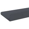 vidaXL Schwebendes Regal 2 pcs Anthrazit 30 x 9 x 2,5 cm Stahl