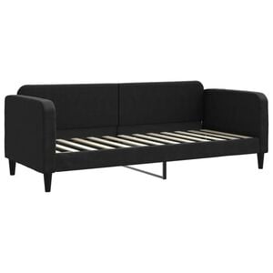 vidaXL Tagesbett Schwarz 80x200 cm Stoff