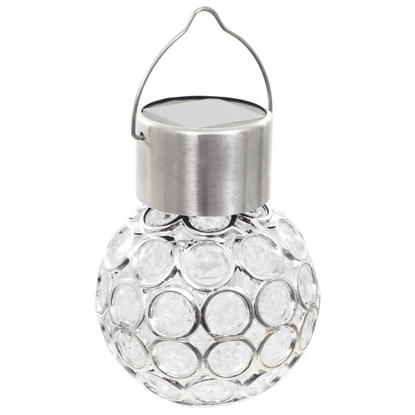 vidaXL Solar-Hängeleuchten 8 Stk. LED RGB