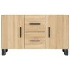 vidaXL Sideboard Sonoma-Eiche 100x36x60 cm Holzwerkstoff