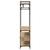 vidaXL Kleiderschrank Artisan-Eiche 89 x 39 x 184.5 cm Holzwerkstoff