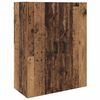 vidaXL Highboard Wandmontiert Altholz 69,5 x 34 x 180 cm Holzwerkstoff
