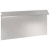 vidaXL Schneckenzaun 50 x 3,5 x 25 cm Edelstahl Silber