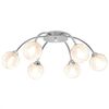 vidaXL Deckenleuchte mit 6 LED-Gl&uuml;hlampen G9 240 W