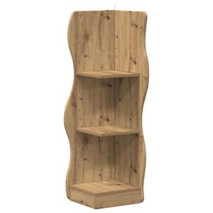 vidaXL Eckregal Artisan-Eiche 34 x 33 x 102 cm Holzwerkstoff