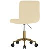 vidaXL Esszimmerstuhl Drehbar Creme Samt