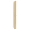 vidaXL Kopfteil Ohr Creme 80 x 16 x 4 cm PVC