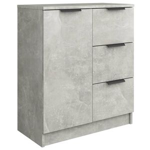 vidaXL Sideboard Betongrau 60x30x70 cm Holzwerkstoff