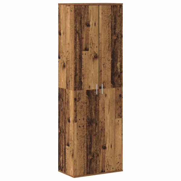 vidaXL Highboard Altholz 60 x 35 x 180 cm Holzwerkstoff