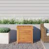 vidaXL Gartenbox mit Beutel 60x50x58 cm Massivholz Teak