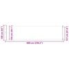 vidaXL Seitenmarkise Ausziehbar 600x160 cm Braun