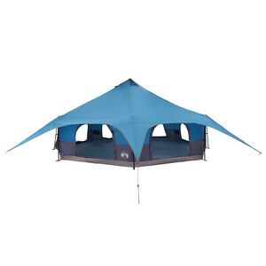 vidaXL Familienzelt 18 Personen Blau