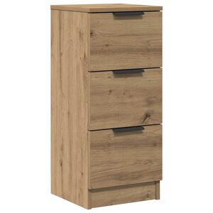 vidaXL Sideboard Artisan-Eiche 30x30x70 cm Holzwerkstoff