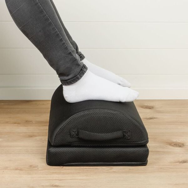 HI Fu&szlig;st&uuml;tze Druckentlastend 42x30x15 cm Schwarz