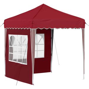 vidaXL Pop-up Partyzelt 195 x 195 x 245 cm Bordeauxrot Oxford-Stoff