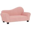 vidaXL Kindersofa Rosa Samt