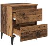 vidaXL Nachttisch Altholz 40 x 35 x 50 cm Holzwerkstoff