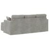 vidaXL Sofa Hellgrau Gesamtabmessungen: 198 x 134 x 80 cm (B x T x H)