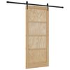 vidaXL Schiebet&uuml;r ORKDAL Natur 86 x 198,5 cm Massives Kiefernholz