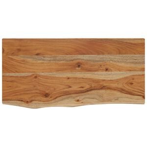 vidaXL Wandregal 40x20x2,5 cm Rechteckig Massivholz Akazie Baumkante