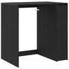 vidaXL Waschmaschinen-Schrank Schwarz Eichen-Optik 87 x 60 x 89 cm