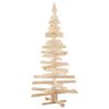 vidaXL Weihnachtsb&auml;ume mit St&auml;nder Natur 150 cm Massivholz Kiefer