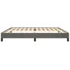 vidaXL Bettgestell ohne Matratze Dunkelgrau 200x200 cm Samt