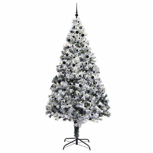 vidaXL Weihnachtsbaum mit 300 LEDs mit St&auml;nder Gr&uuml;n 300 cm PVC