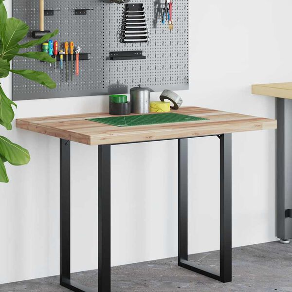 vidaXL Schreibtischplatte Unbehandelt 100x70x4 cm Massivholz Akazie