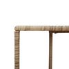 vidaXL 10-tlg. Garten-Sofagarnitur mit Kissen Beige Poly Rattan