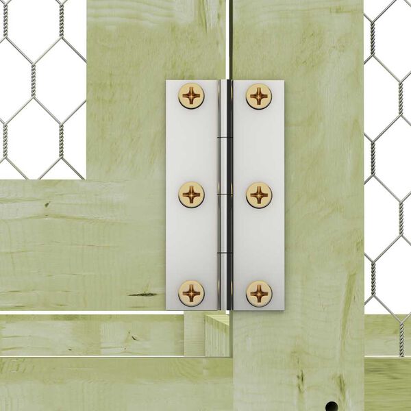 vidaXL H&uuml;hnerk&auml;fig 1,5x1,5x1,5 m Impr&auml;gniertes Kiefernholz