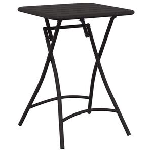 vidaXL Bistrotisch Anthrazit 55 x 55 x 72,5 cm