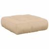 vidaXL 1-teiliges Sitzkissen VIANEN 100 % Polyester Creme