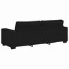 vidaXL 3-Sitzer-Sofa Schwarz 180 cm Stoff