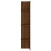 vidaXL TV-Schrank Braun Eichen-Optik 152x22x113 cm Holzwerkstoff