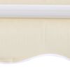 vidaXL Markisenbespannung Canvas Creme 3,5x2,5 m