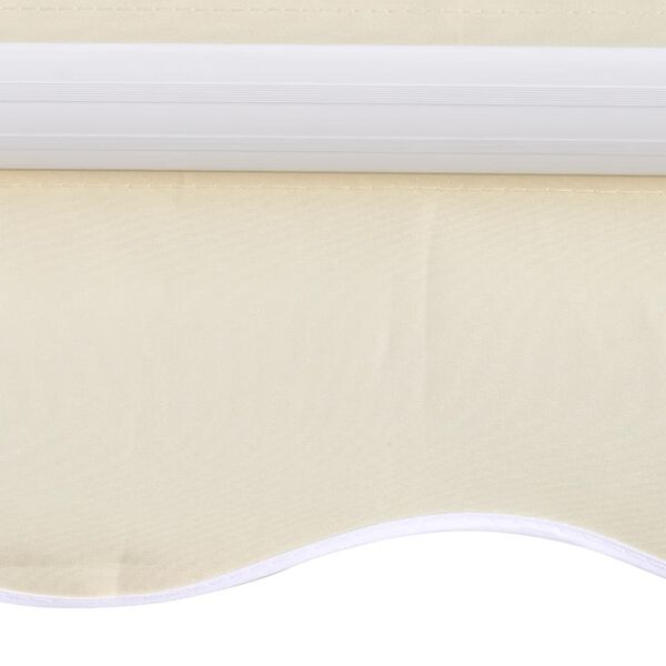 vidaXL Markisenbespannung Canvas Creme 3,5x2,5 m