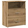 vidaXL Nachttische 2 Stk. Artisan-Eiche 50x32x60 cm Holzwerkstoff