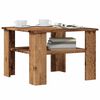 vidaXL Couchtisch Altholz-Optik 60x60x42 cm Holzwerkstoff