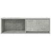 vidaXL TV-Schrank Betongrau 80x31x25,5 cm Holzwerkstoff