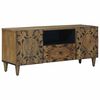 vidaXL TV-Schr&auml;nk Braun 105 x 33 x 46 cm Massivholz Mango
